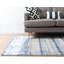 Tapis bleu à rayures Palo-117888455