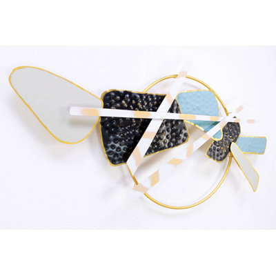 Handmade Glam Abstract Wall Decor on Metal