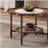 2-Tiered Coffee Table with Rattan