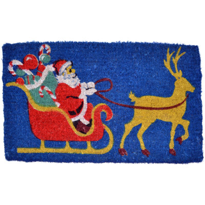 Père noël 30 po x 18 po tapis pour porte d’extérieur Kemmer