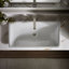 Iron Plains Metal Rectangle Dual Mount Bathroom Sink with Overflow-1271660272