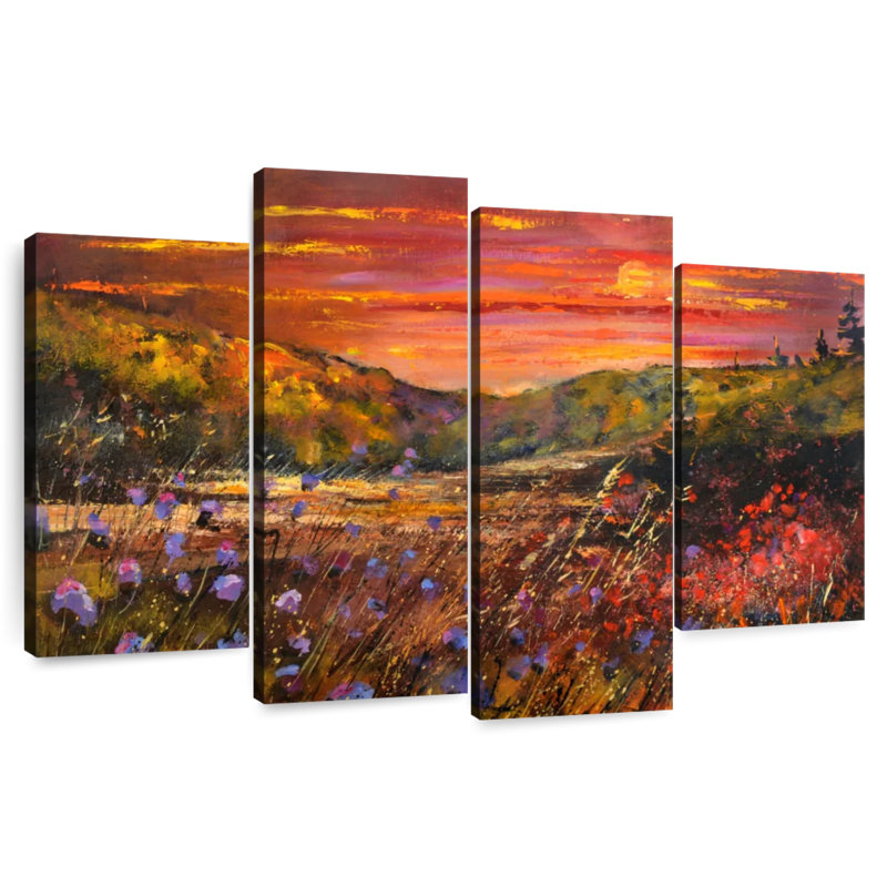 Alvord Sunset Meadow, 54" H x 84" W