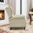 31.1" Wide Classic Top Grain Leather Push Back Recliner With Wingback Design（Set Of 2）-2088699740