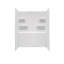 Cabine de douche rectangulaire à double glissière H 32,7 po x L 78,7 po-94560083