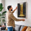 Golden Chasm Modern - Wrapped Canvas-607995890-607995901
