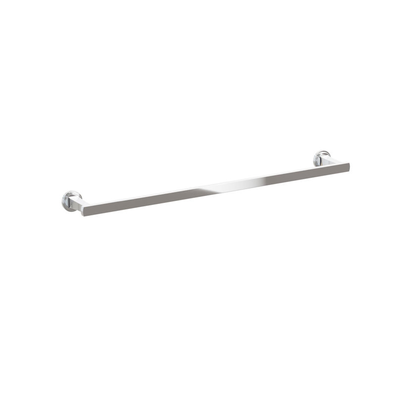 Porte-serviettes Emtek, Chrome poli, H 1,75 po x L 25,375 po x P 3,125 po