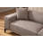 Stylish 3-Seat Sofa, Fawn Color, 84.6 x 34.3 x 33.9 Inches | Durable Beech Wood & Chipboard Frame, 100% Polyester Fabric | Soft Foam & Feather Cushions, Includes 2 Pillows | Perfect for Modern Living Rooms & Scandinavian Decor-1172703403-1177281487