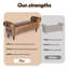 Banc et repose-pieds Tolkyn de 51,5 po de longueur-447639174