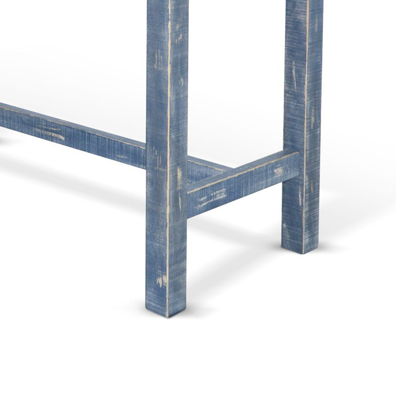 Rectangle L 48 po x l 24 po Mairead, 42", Bleu