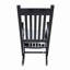 Chaise berçante en bois, sans tapis-1111138074