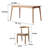 Table solid wood rectangle household simple-928899651