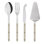 Bistrot Solid 4 - Piece Stainless Steel Hostess Set