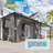 Lean-To Wall-Mounted Pergolas With Curtains And Netting-122684185