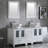 Marinus 61.5'' Double Bathroom Vanity Set with Mirror-193689616