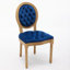 Chaise de salle à manger en velours-917213066