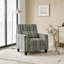 Chaise d'appoint moderne avec accoudoirs, fauteuil rembourré confortable-787198788