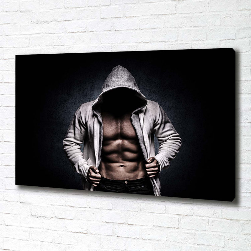 Muscle Building - Wrapped Canvas Print