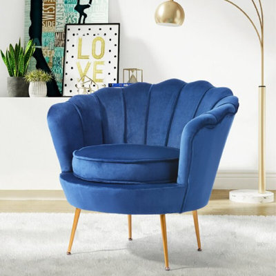 Mardina Velvet Lounge Chair