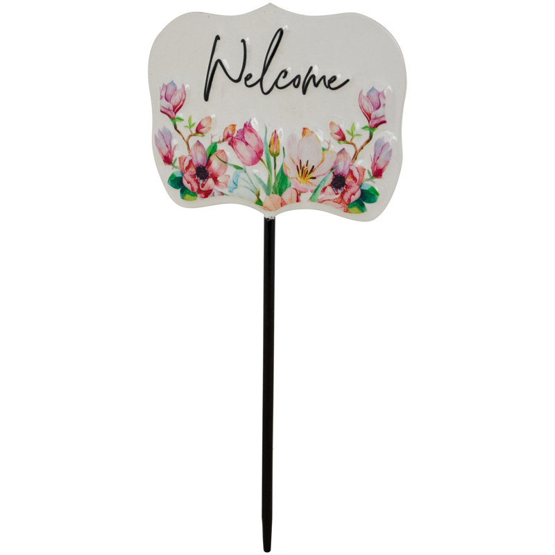 Piquet de jardin floral