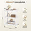 Metal Bedside Table-18851838