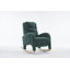 Chaise berçante en tissu avec repose-pieds Teddy-199263665