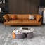 Orange Genuine Leather Standard Sofa cushion Loveseat-102458320