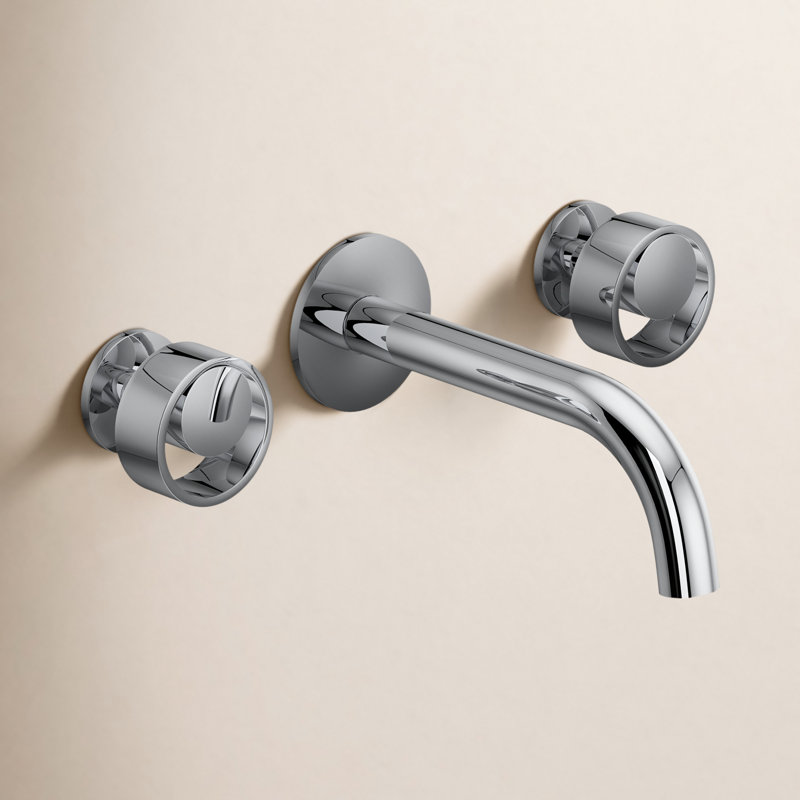 Eclissi™ Wall Mount Bathroom Faucet, Polished Chrome