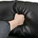 Emryn 38" Wide Modern Breathable Faux Leather Manual Recliner with Overstuffed Arm and Back