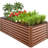 Rosonda Outdoor Metal Raised Planter Box-127370194-127370207