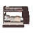 Tena Solid Wood Standard Stairway Bunk Beds Full over Full, 4 Drawers in the Steps, Full Trundle, Dark Cherry-172585941-247366398