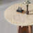 Perforated sintered stone dining table set-107659316