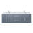 Geneva 60" Wall-Mounted Double Bathroom Vanity Set-87285961-112899378