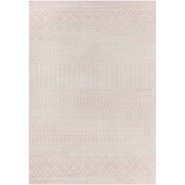 The Twillery Co.® Bernhard Geometric Pink Area Rug & Reviews | Wayfair
