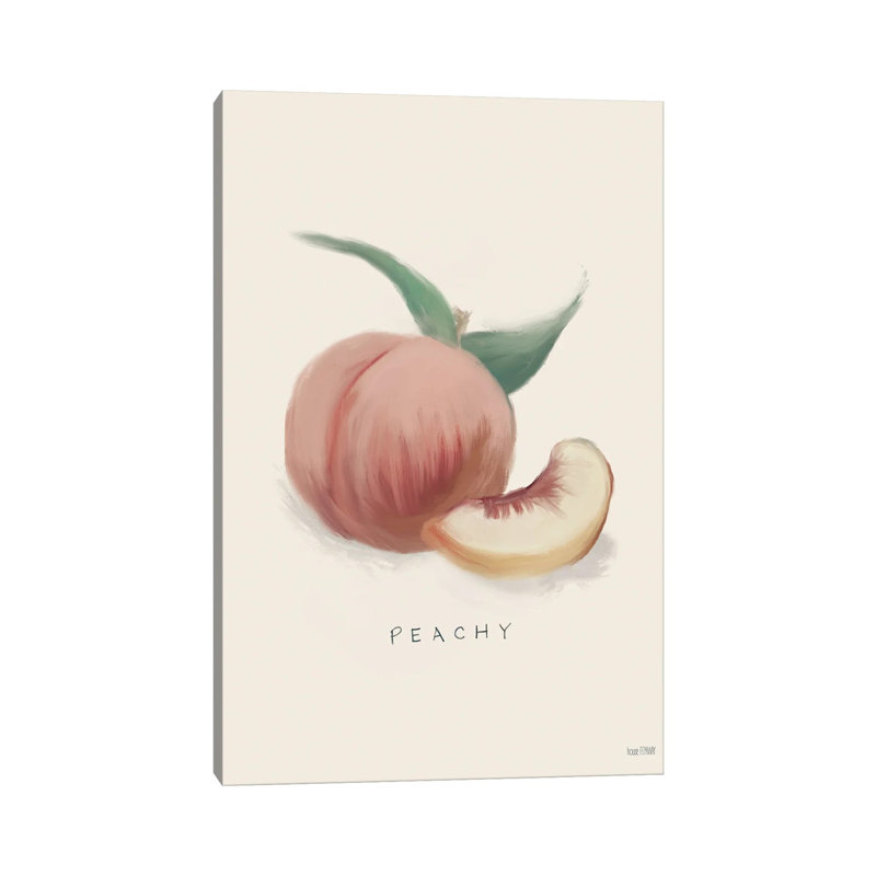 Peachy by House Fenway - Wrapped Canvas Print, 101.6 cm H x 66.04 cm W x 3.175 cm D