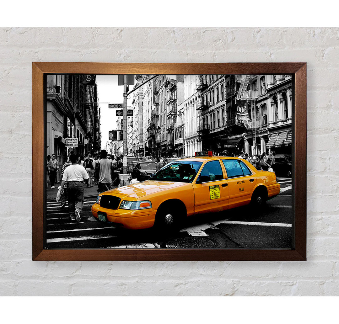 New York City Yellow Cab Crossing - Druck