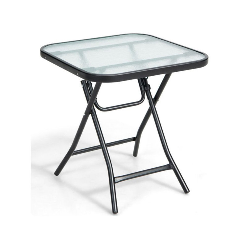 18 Inch Square Patio Bistro Table With Rustproof Frame