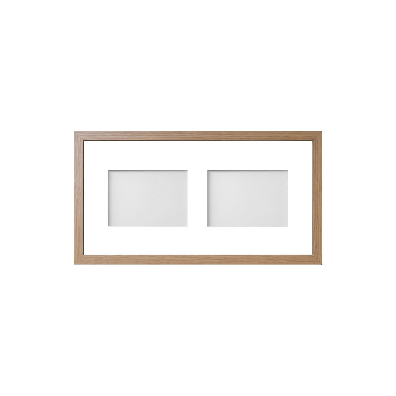 Markeice Matte Picture Frame with Mat, 5cm x 7cm, Beech