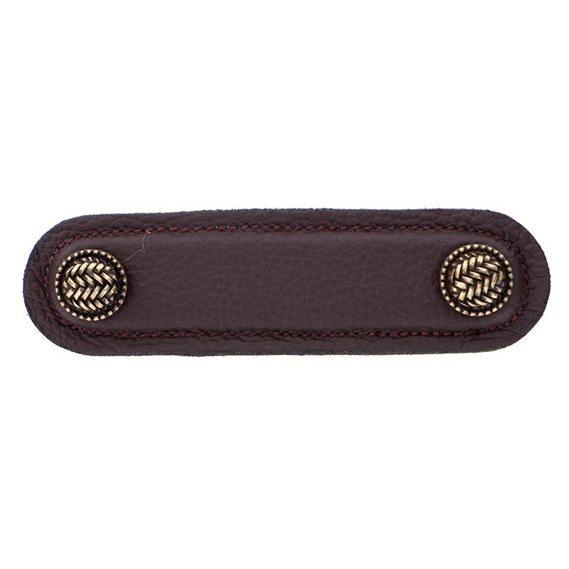 Cestino Bar Pull, Antique Brass