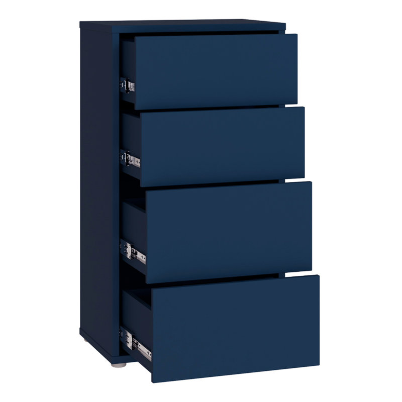 54.8 cm W Chest of 4 Drawers, Navy