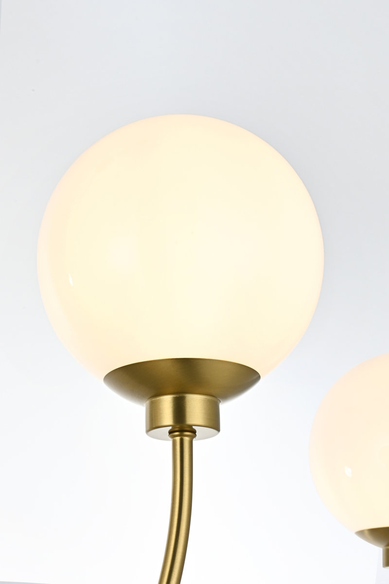 Kyle 4-Light Chandelier, 29.5" H x 42" W x 42" D, Satin Gold