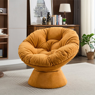 Swivel Accent Chair, 360 Swivel Barrel Chair, Papasan Chair For Living Room Bedroom