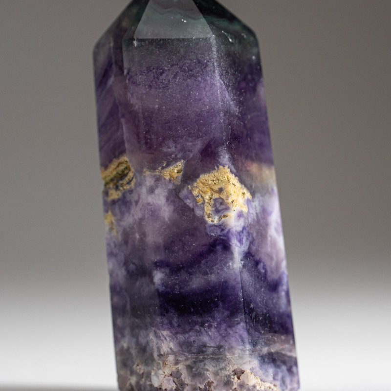 Rainbow Fluorite Point du Mexique (0,1567 lb)