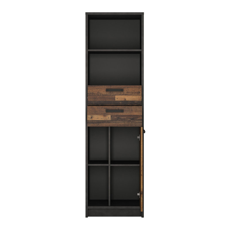 Dennett Bookcase of laminated Chipboard 16 mm