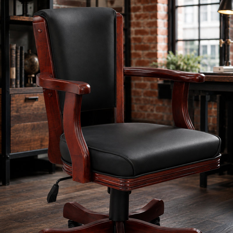 Chaise de jeu à haut dossier Maynes par RAM Game Room, Style Tudor