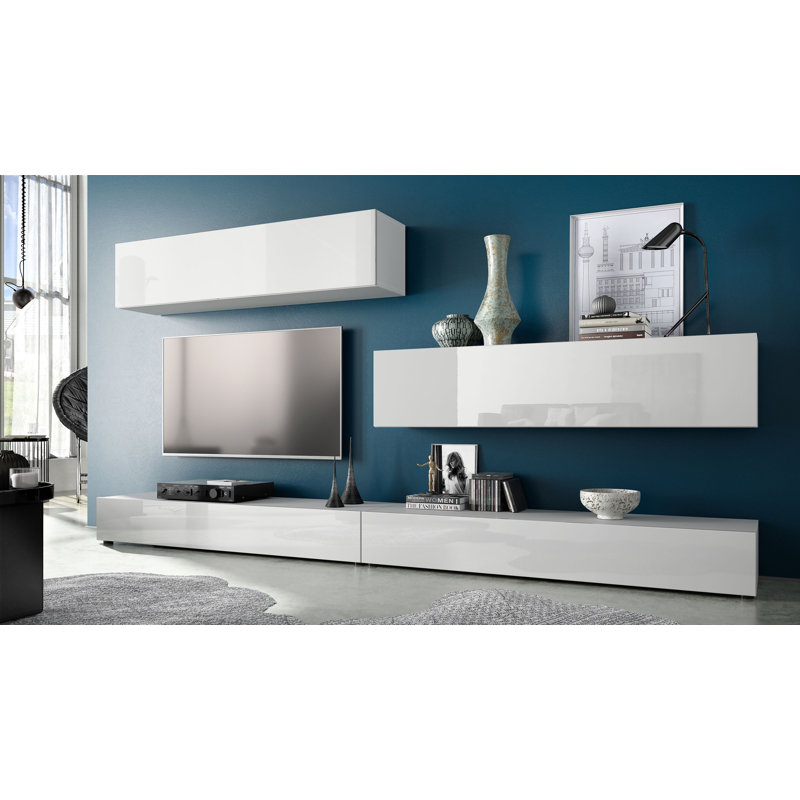 Mcgaha Unfinished Entertainment Centre, White