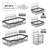 Adhesive Stainless Steel Shower Caddy-103397375