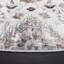 Tapis floral ivoire / gris-448701366