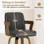  Tabouret de bar et de comptoir pivotant 26 po avec accoudoirs-1133355897-1113464005