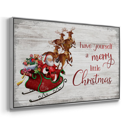 «Merry Little Christmas», reproduction d'art sur toile