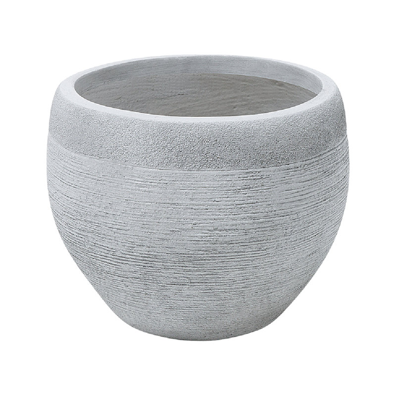 Atziry Pot Planter, 39cm H x 50cm W x 50cm D, White